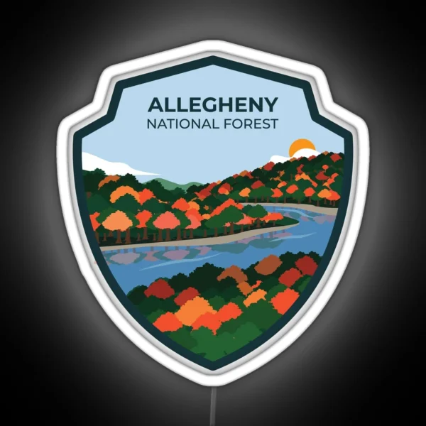 Allegheny National Forest RGB Neon Sign