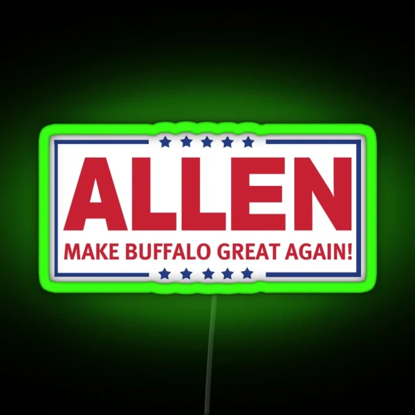 Allen MBGA RGB Neon Sign
