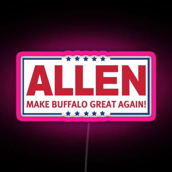 Allen MBGA RGB Neon Sign