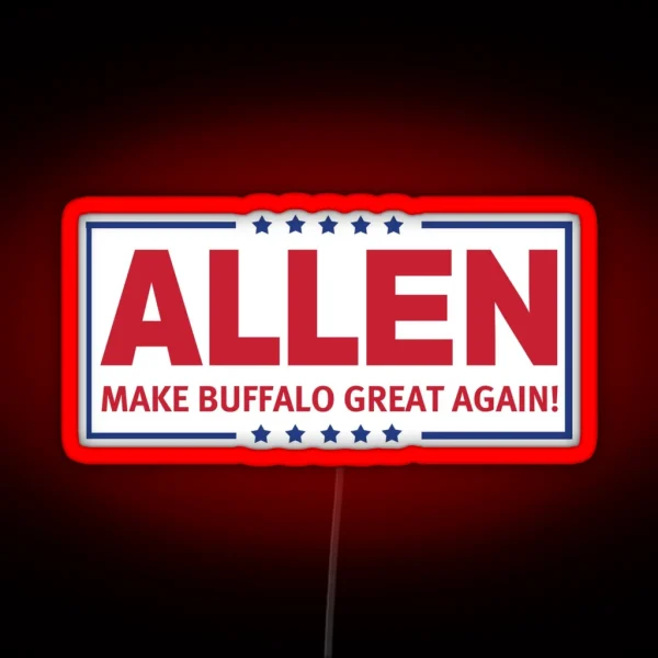 Allen MBGA RGB Neon Sign