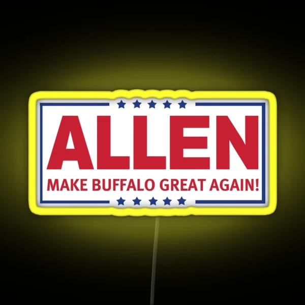 Allen MBGA RGB Neon Sign