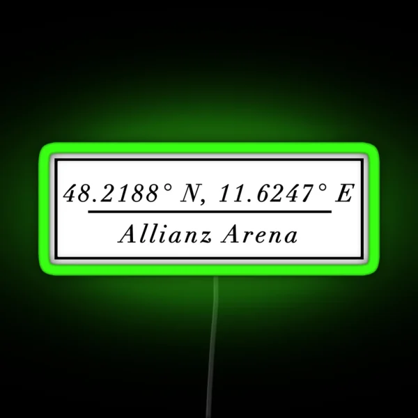 Allianz Arena RGB Neon Sign