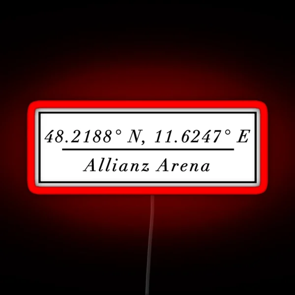 Allianz Arena RGB Neon Sign