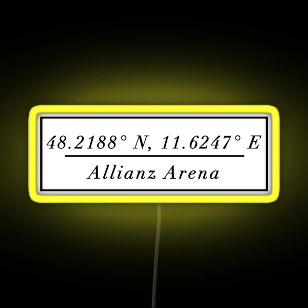 Allianz Arena RGB Neon Sign