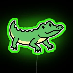 Alligator RGB Neon Sign