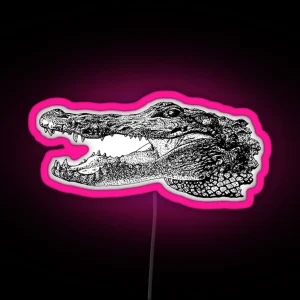 Alligator RGB Neon Sign