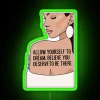 RGB Neon Sign Wall Art Decoration for Modern Living Spaces.