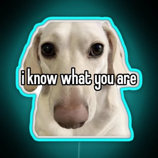 Ally Dog RGB Neon Sign