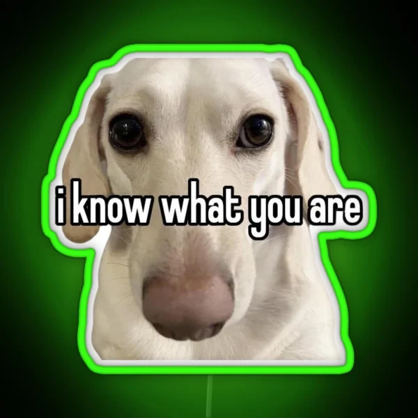 Ally Dog RGB Neon Sign