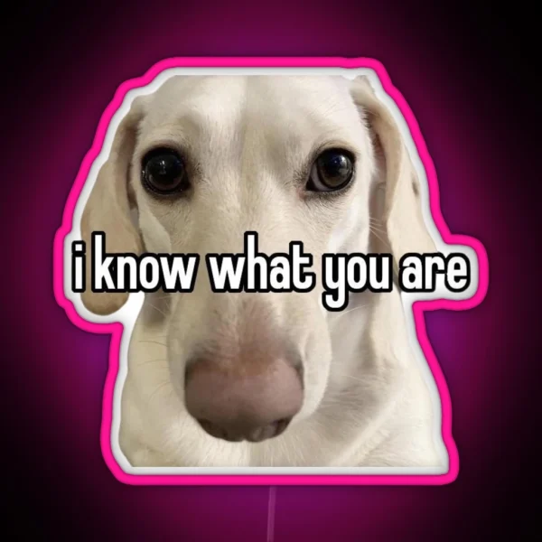 Ally Dog RGB Neon Sign