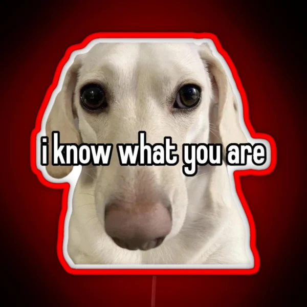 Ally Dog RGB Neon Sign
