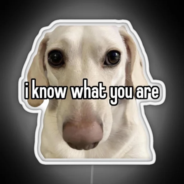 Ally Dog RGB Neon Sign