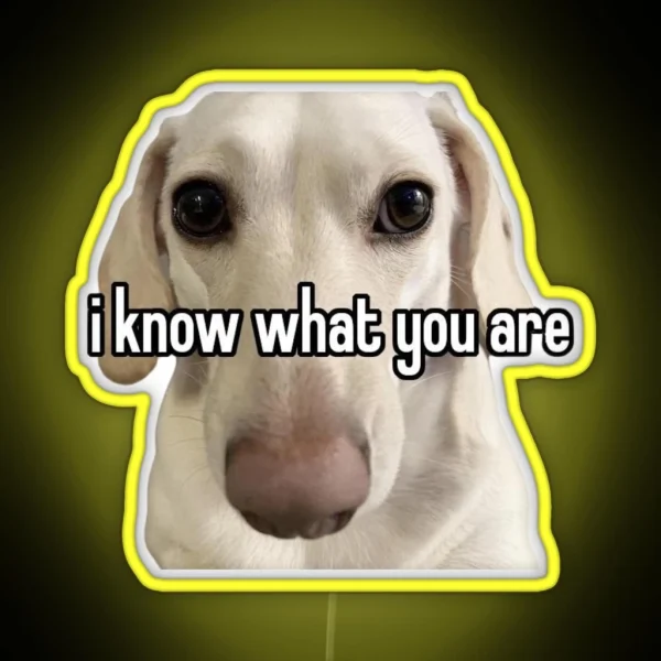 Ally Dog RGB Neon Sign