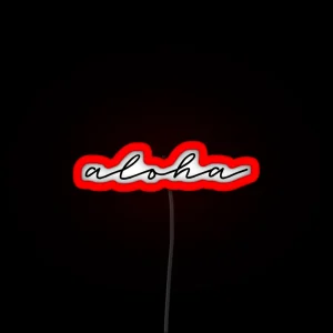 Aloha Cool Design RGB Neon Sign