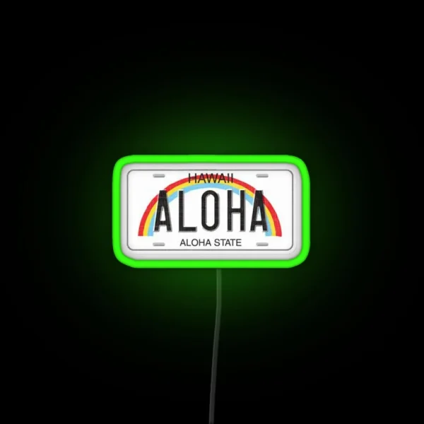 Aloha RGB Neon Sign
