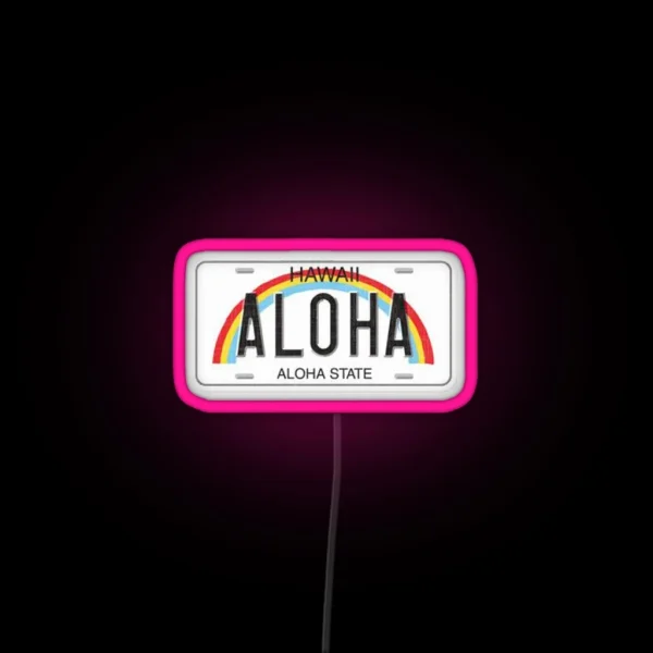 Aloha RGB Neon Sign
