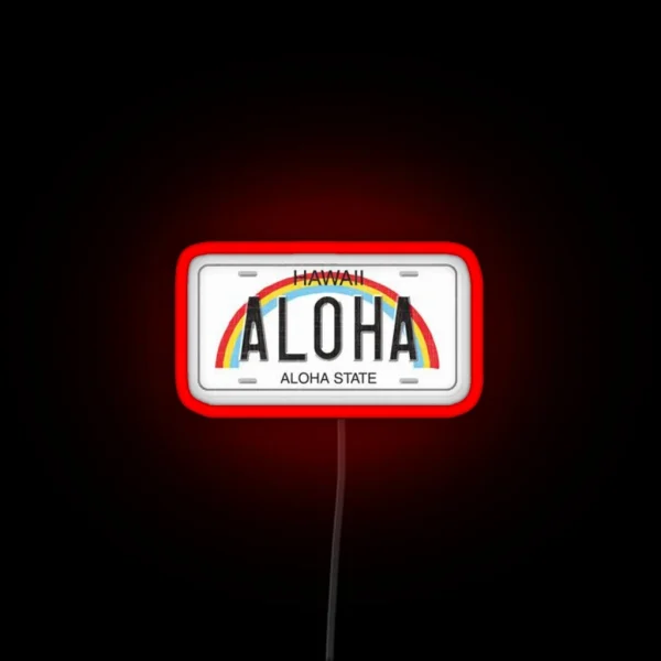 Aloha RGB Neon Sign