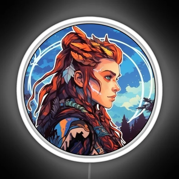 Aloy From Horizon Zero Dawn RGB Neon Sign