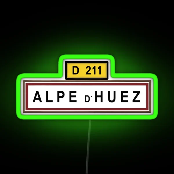 Alpe D Huez RGB Neon Sign