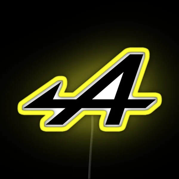 Alpine Logo Black RGB Neon Sign