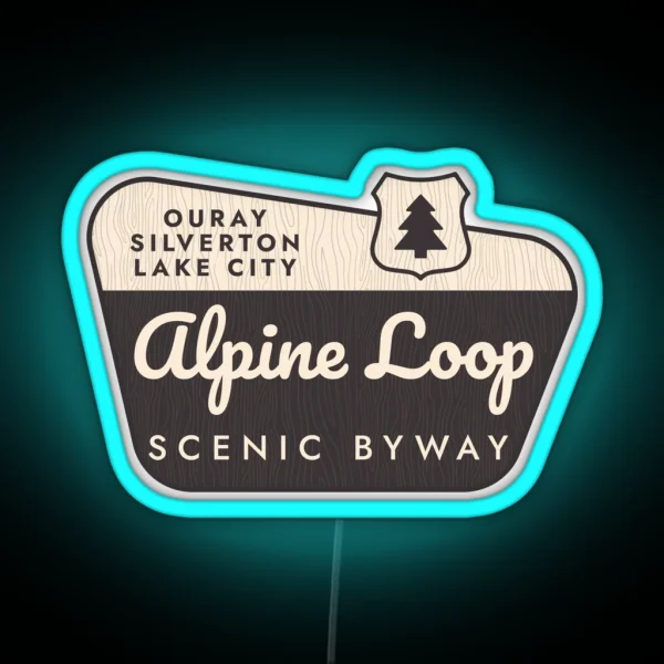 Alpine Loop Sign RGB Neon Sign