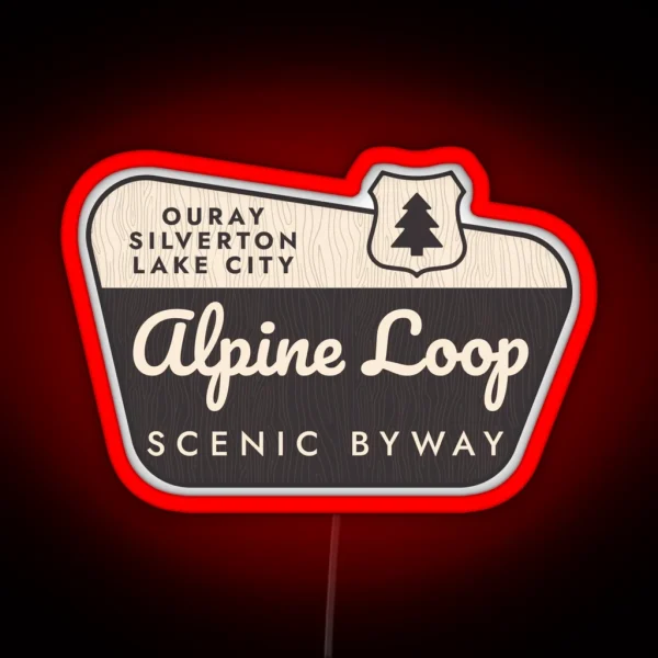 Alpine Loop Sign RGB Neon Sign