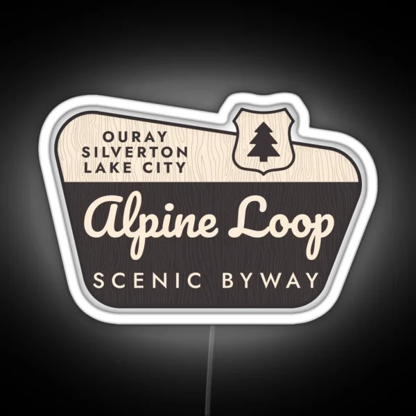 Alpine Loop Sign RGB Neon Sign
