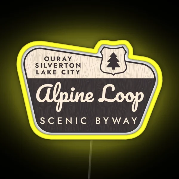 Alpine Loop Sign RGB Neon Sign