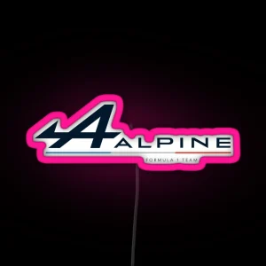 Alpine Motorsports Racing RGB Neon Sign