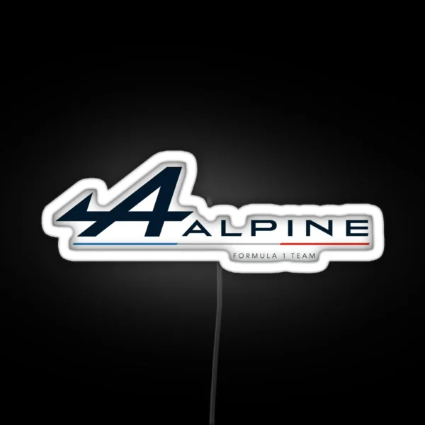 Alpine Motorsports Racing RGB Neon Sign