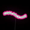 Vibrant colour-changing RGB neon art display with ambient light effect