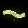 Vibrant RGB LED Sign with Neon Effect Display and Ambiance