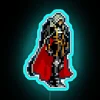 Alucard Black And Red Cape Classic 32 Bit Retro RGB Neon Sign - Image 2
