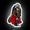 Alucard Black And Red Cape Classic 32 Bit Retro RGB Neon Sign - Image 4
