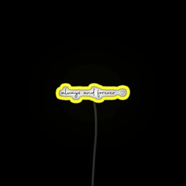 Always And Forever Quote The Originals TVD RGB Neon Sign