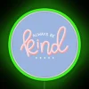 Decorative Always Be Kind RGB LED Neon Sign Home Accents