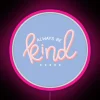 Colorful Always Be Kind motivational RGB neon light wall decoration sign