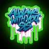 Personalized always with you sis neon rgb welcome sign decoration.