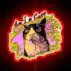 Am I a cat? Glowing Rainbow LED Neon Sign Artwork