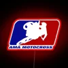 Neon Sign with Heathers and AMA Motocross Superbikes Design