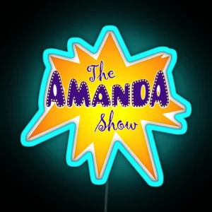 Amanda Show Logo RGB Neon Sign