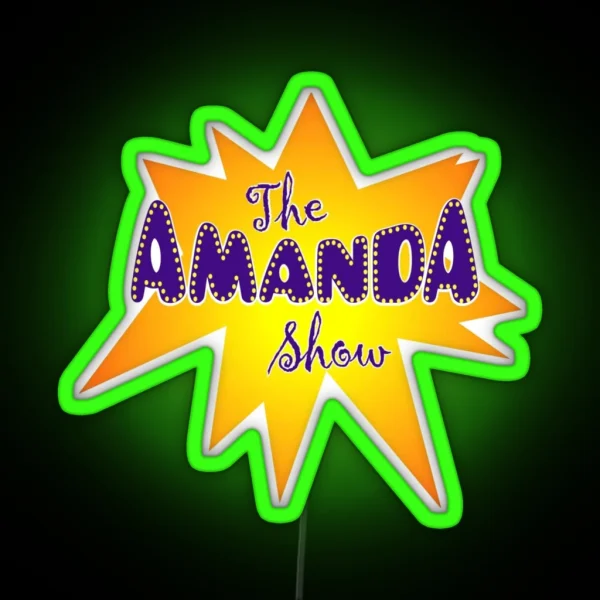 Amanda Show Logo RGB Neon Sign