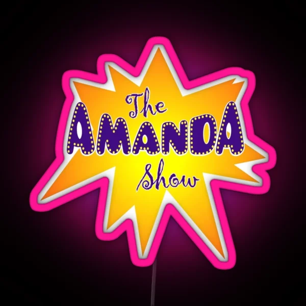 Amanda Show Logo RGB Neon Sign