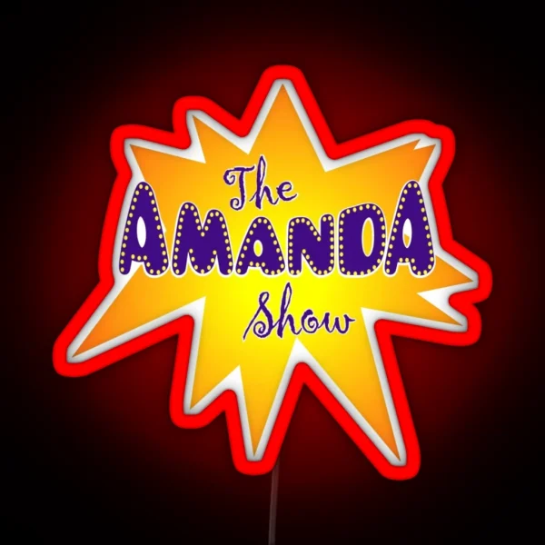 Amanda Show Logo RGB Neon Sign