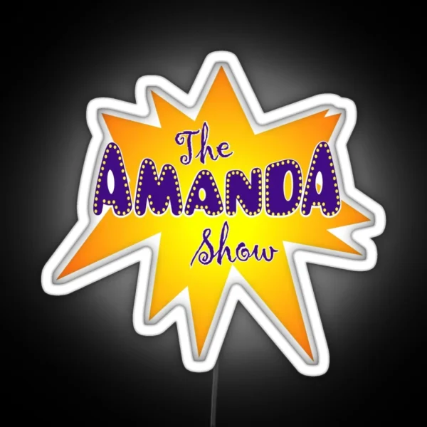 Amanda Show Logo RGB Neon Sign