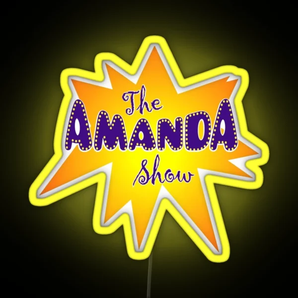 Amanda Show Logo RGB Neon Sign