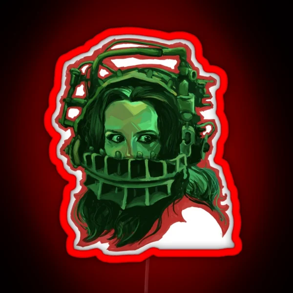 Amanda Young Reverse Bear Trap RGB Neon Sign