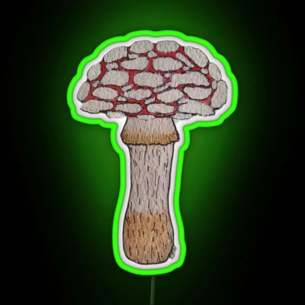 Amanita Muscaria 1 RGB Neon Sign