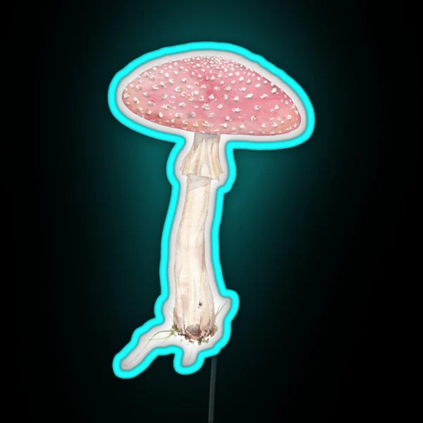 Amanita Muscaria Mushroom RGB Neon Sign