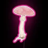 RGB LED Canvas Display Featuring Vibrant Amanita Muscaria Mushroom Design